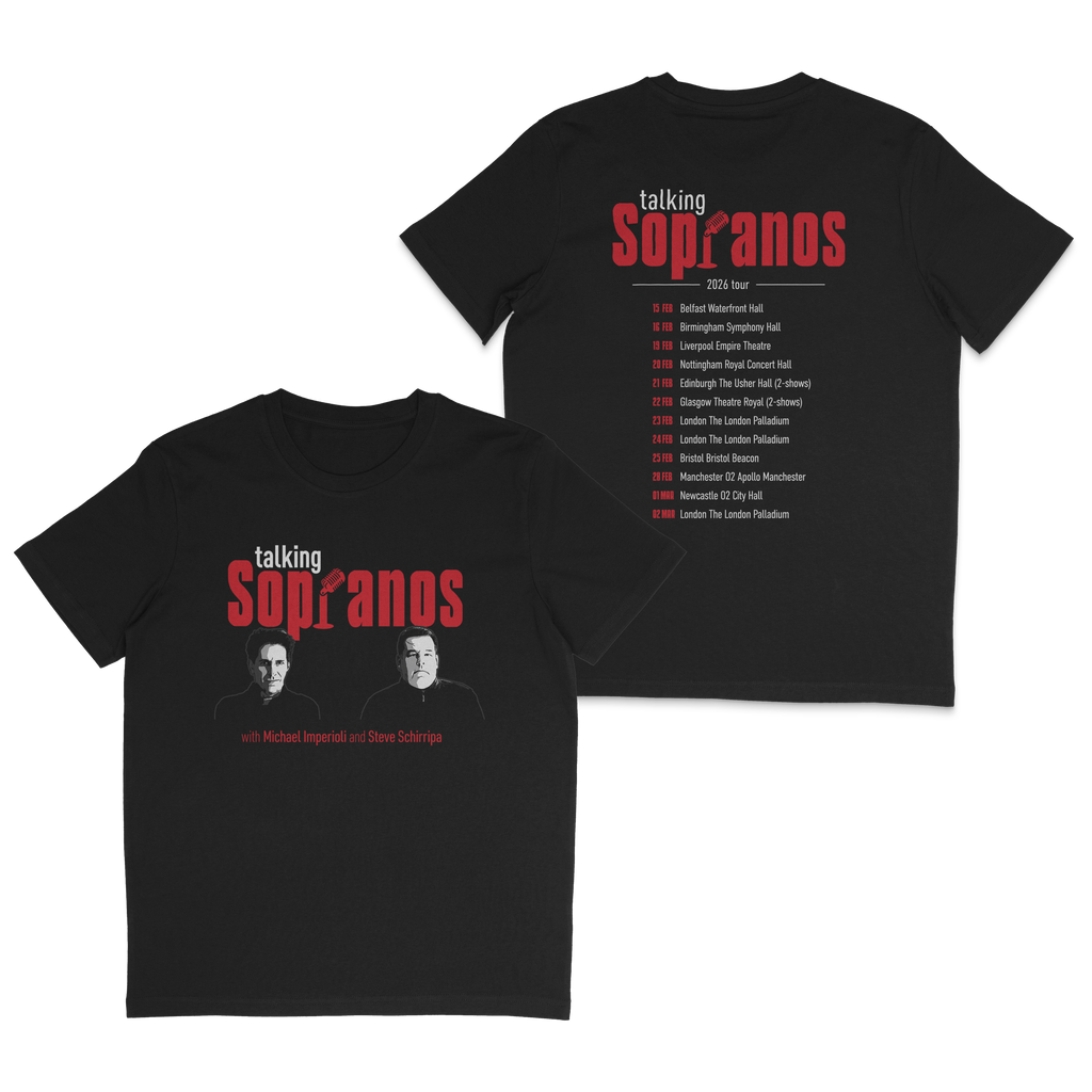 Talking Sopranos 2026 UK Tour T-shirt